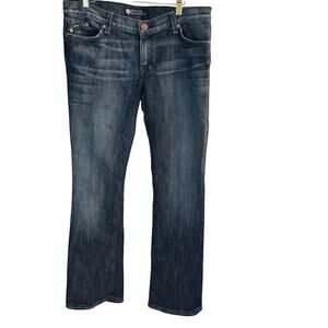 Rock &‎ Republic Jeans Women's 30  Blue Dark Wash Roth Flared Denim